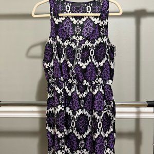 Forever 21 (XX1) Purple Pattern Dress